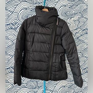 Black Winter Puff Jacket